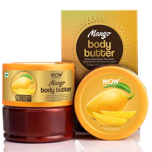 WOW Skin Science Mango Body Butter - No Parabens, Silicones, Mineral Oil & Color - 200 ml - BuyWow
