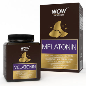 WOW Life Science Melatonin 3mg - 60 Vegetarian Capsules - BuyWow