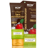 WOW Skin Science Organic Apple Cider Vinegar Face Moisturizer - Oil Free, Quick Absorbing - For Normal/Oily and Acne Prone Skin - No Parabens, Silicones, Mineral Oil, Color - 100 ml - BuyWow