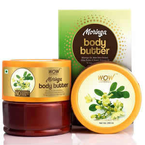 WOW Skin Science Moringa Body Butter - No Parabens, Silicones, Mineral Oil & Color - 200 ml - BuyWow