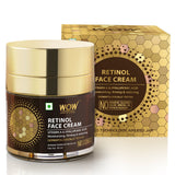 WOW Skin Science Retinol Face Cream - Oil Free, Quick Absorbing - For All Skin Types - No Parabens, Silicones, Color, Mineral Oil & Synthetic Fragrance - 50 ml - BuyWow