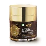 WOW Skin Science Retinol Face Cream - Oil Free, Quick Absorbing - For All Skin Types - No Parabens, Silicones, Color, Mineral Oil & Synthetic Fragrance - 50 ml - BuyWow