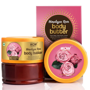 WOW Skin Science Himalayan Rose Body Butter - No Parabens, Silicones, Mineral Oil & Color - 200 ml - BuyWow