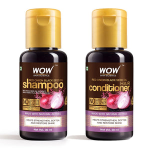 WOW Skin Science Red Onion Black Seed Oil Hair Care Kit - 30 ml - BuyWow