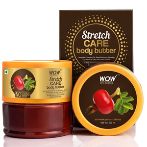 WOW Skin Science Stretch Care Body Butter - No Parabens, Silicones, Mineral Oil & Color - 200 ml - BuyWow