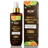 WOW Skin Science Vitamin C Skin Mist Toner with Lemon Essential Oil, Orange Essential Oil With Hazel & Aloe Vera Extracts - For All Skin Types - No Parabens, Silicones, Mineral Oil & Sulphates - 200 ml - BuyWow