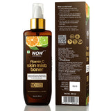 WOW Skin Science Vitamin C Skin Mist Toner with Lemon Essential Oil, Orange Essential Oil With Hazel & Aloe Vera Extracts - For All Skin Types - No Parabens, Silicones, Mineral Oil & Sulphates - 200 ml - BuyWow