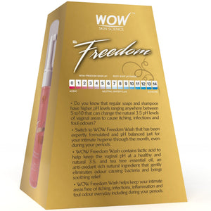 WOW Skin Science Freedom Cleansing Foam Wash, Lactic Acid and Tea Tree Oil - 120 ml - BuyWow
