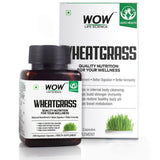 WOW Life Science Wheatgrass 800mg - 60 Vegetarian Capsules - BuyWow